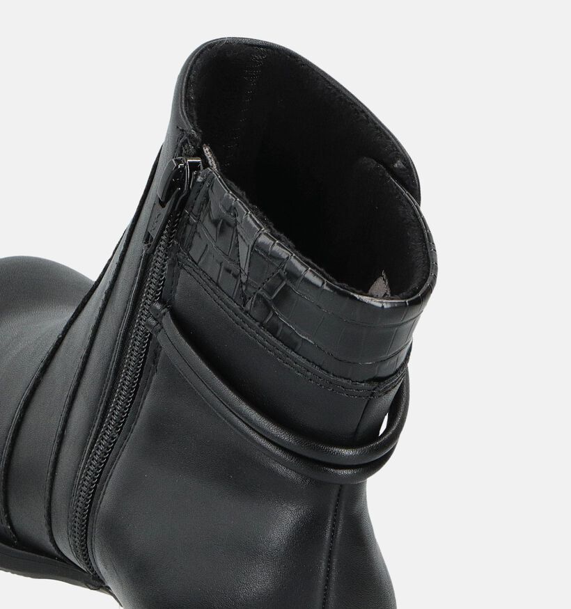 Jana Bottines à talons en Noir pour femmes (362901) - pour semelles orthopédiques