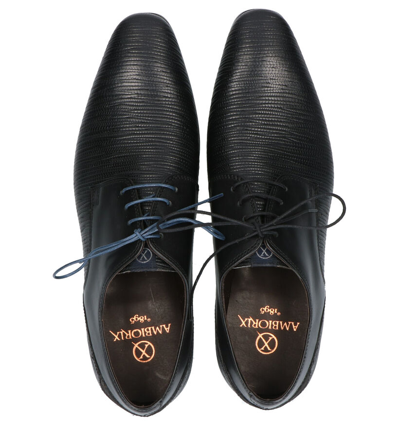 Ambiorix Dorset Chaussures Habillées en Noir en cuir (259378)