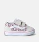 Vans Old Skool V Baskets pour bébé en Blanc pour filles (361462)