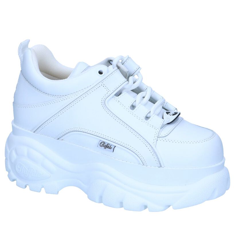 London Baskets basses en Blanc en cuir (240558)