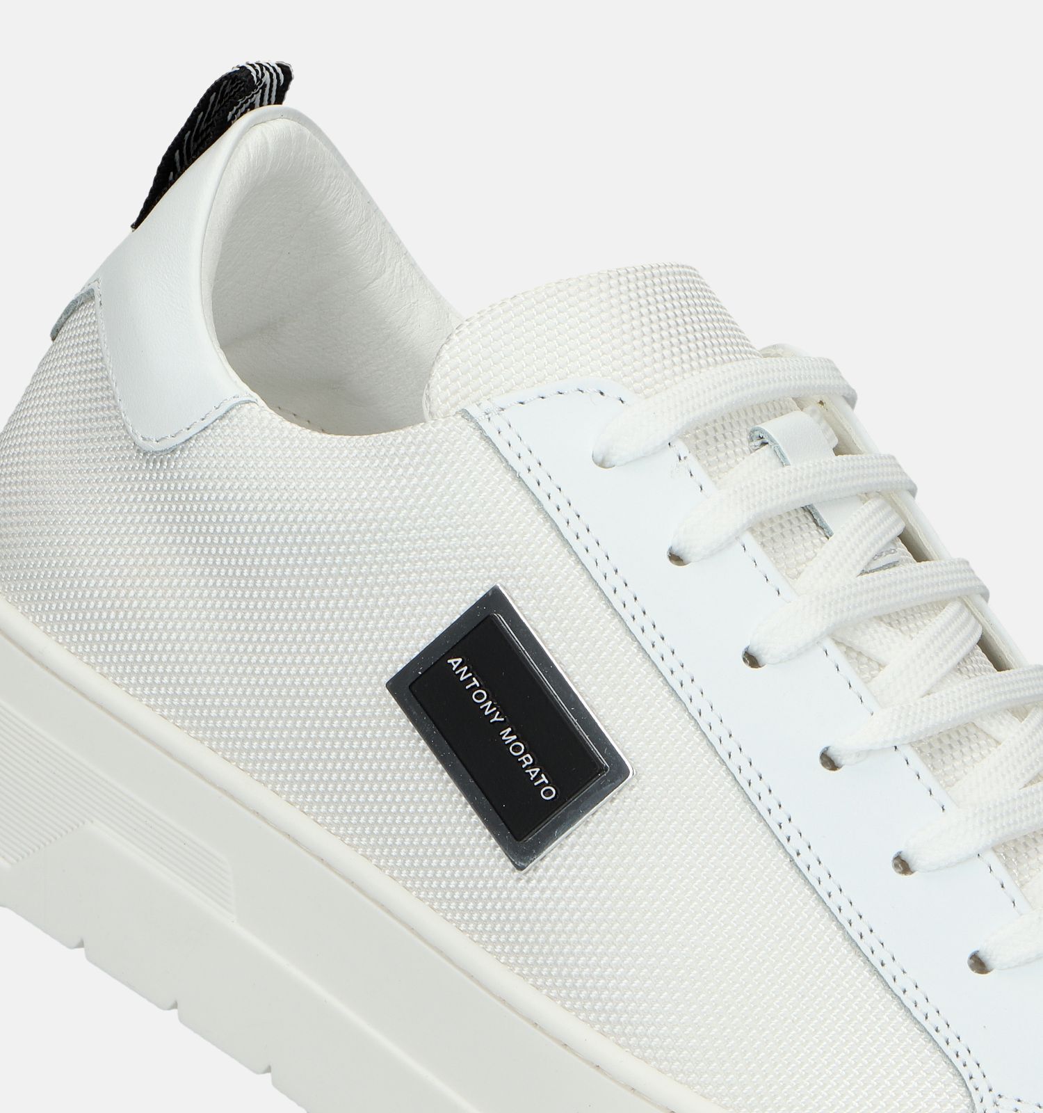 Antony Morato Witte Veterschoenen Heren Lage schoenen Online op TORFS.BE