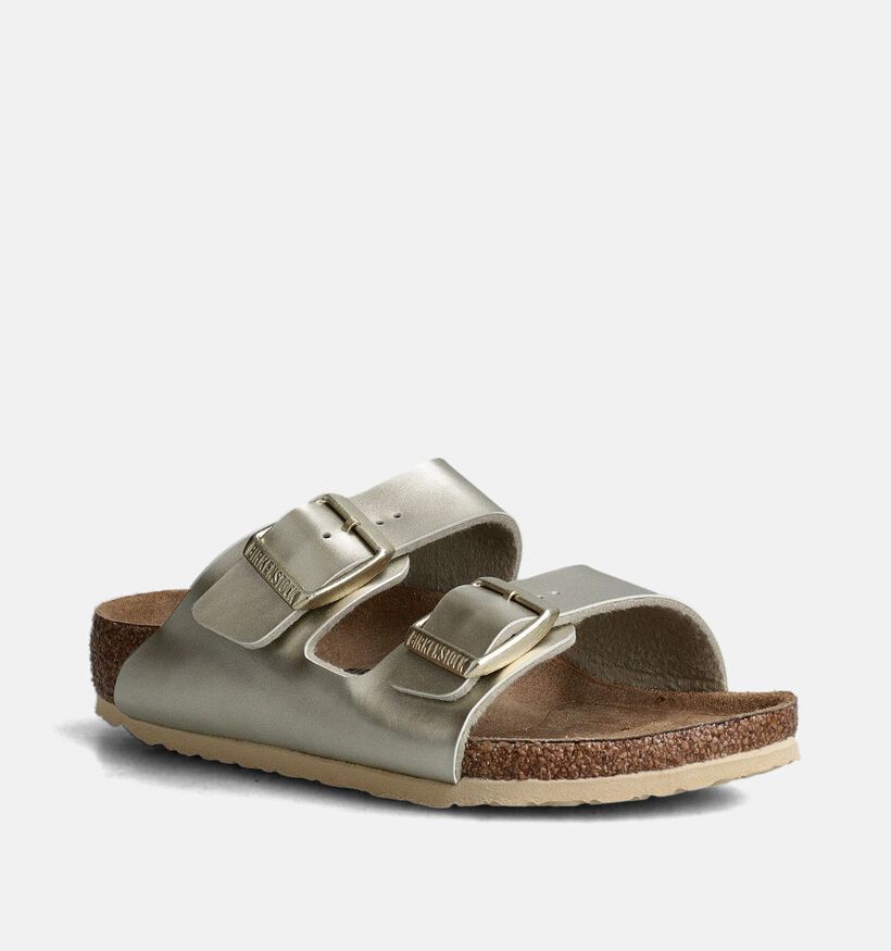 Birkenstock Arizona Gouden Slippers voor meisjes (352392)