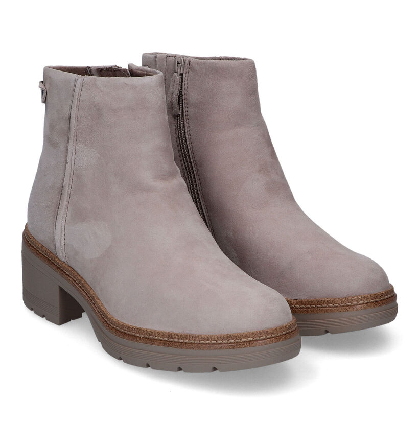 Tamaris Blauwe Enkellaarzen in nubuck (315457)