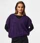 Pieces Allie Acai Melange Pull en Violet pour femmes (379325)