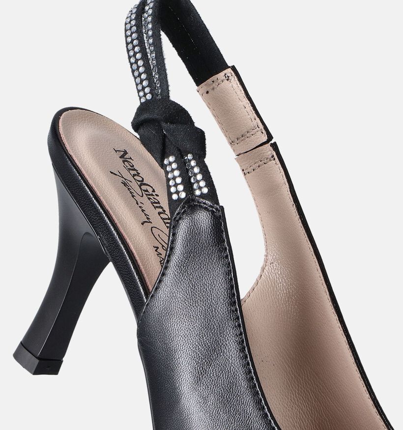 NeroGiardini Zwarte Slingback pumps voor dames (358346)