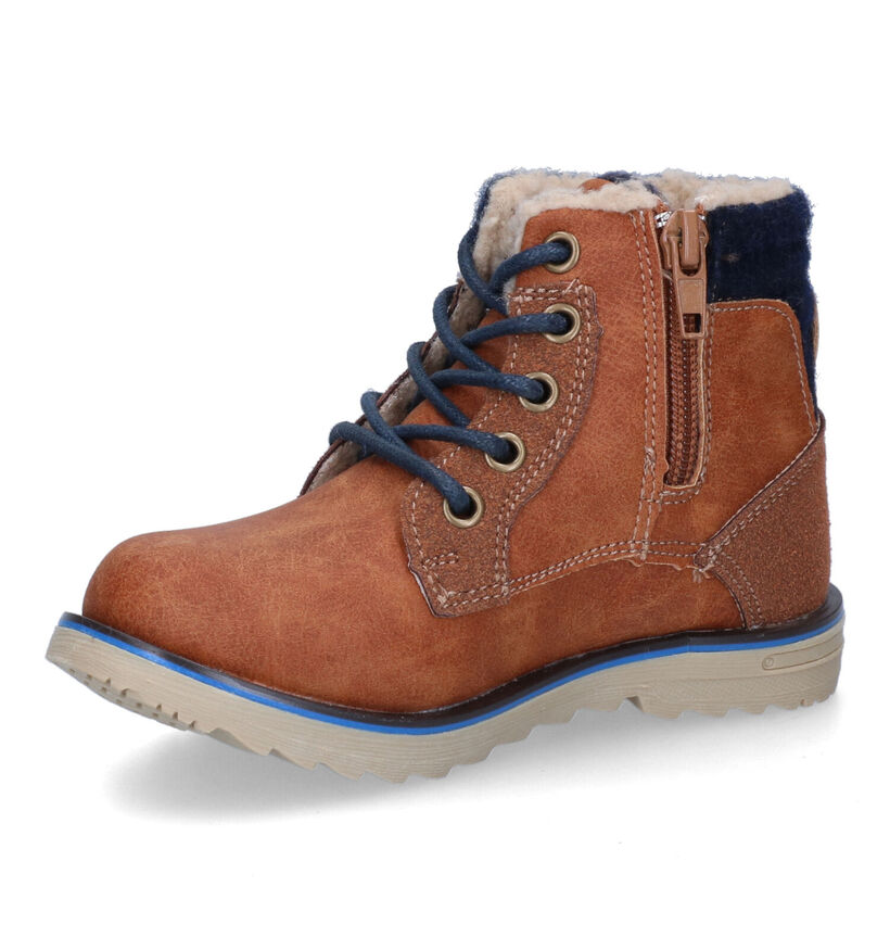 3 Pommes Cognac Bottines in kunstleer (307084)