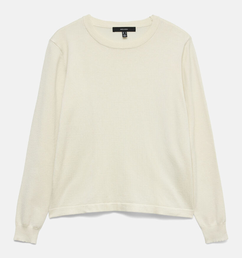 Vero Moda Silje Pull en Beige pour femmes (367174)