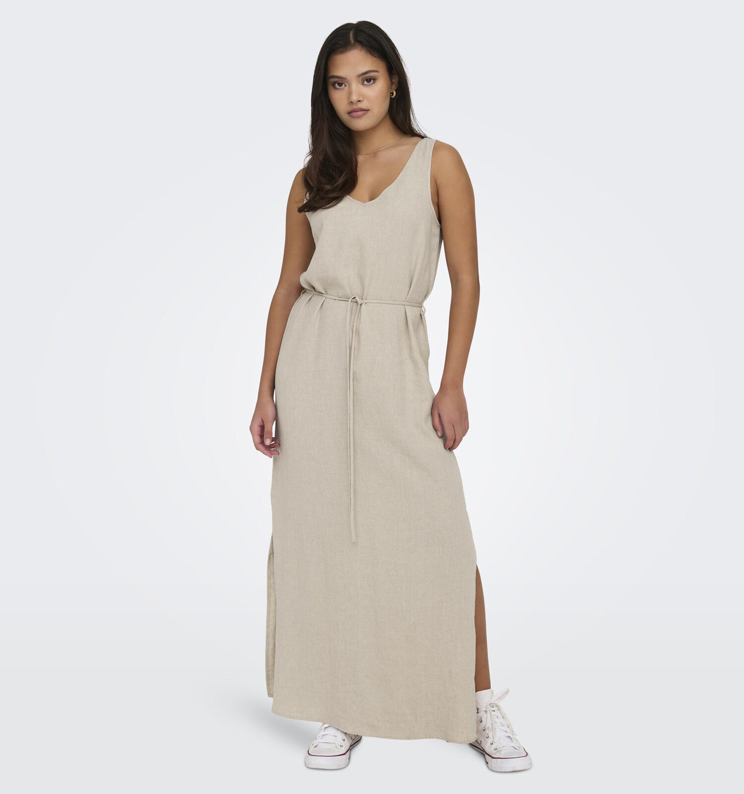 JDY Say Beige Maxi jurk Dames Kleedjes Online op TORFS.BE
