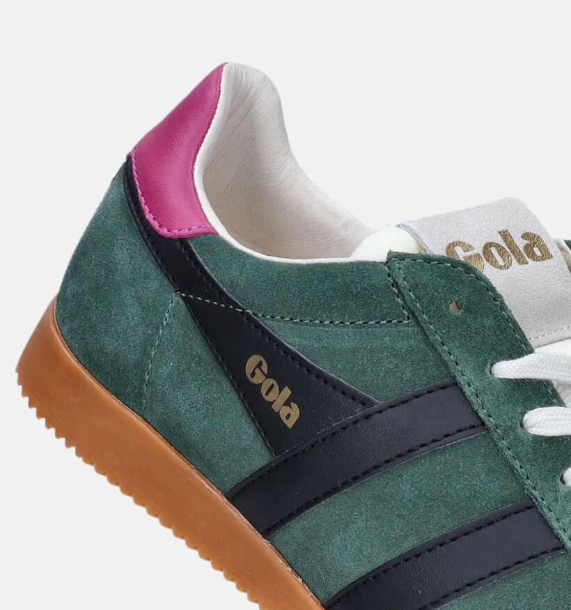Gola Elan CLB538 Groene Sneakers voor dames (345101) - geschikt voor steunzolen