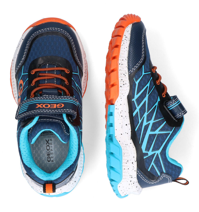 Geox Tuono Blauwe Sneakers in kunstleer (311039)