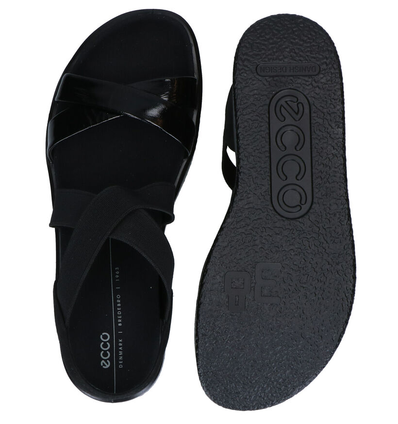 Ecco Flowt Sandales en Noir en cuir (287295)