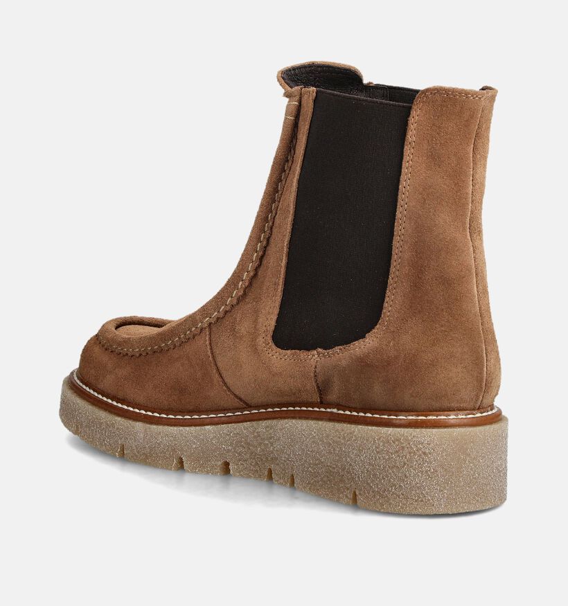 Weekend Bottines Chelsea en Camel pour femmes (364184)