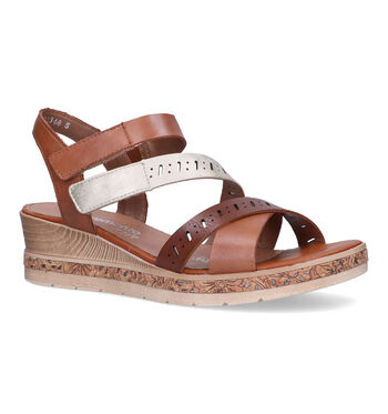 Sandales cognac