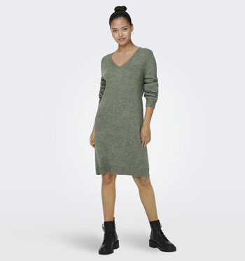 Midi jurk groen
