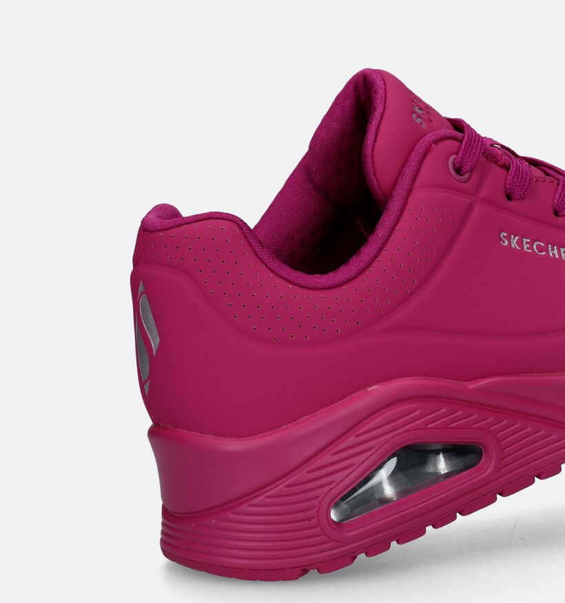 Skechers Uno Stand on Air Baskets en Mauve pour femmes (326236)