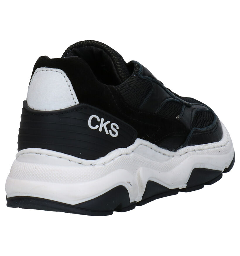 CKS Colt Blauwe Sneakers in leer (286727)