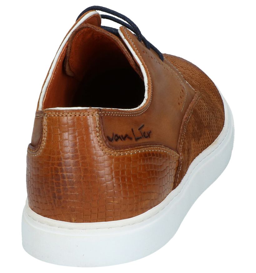 Van Lier Chaussures basses en Cognac en cuir (247321)