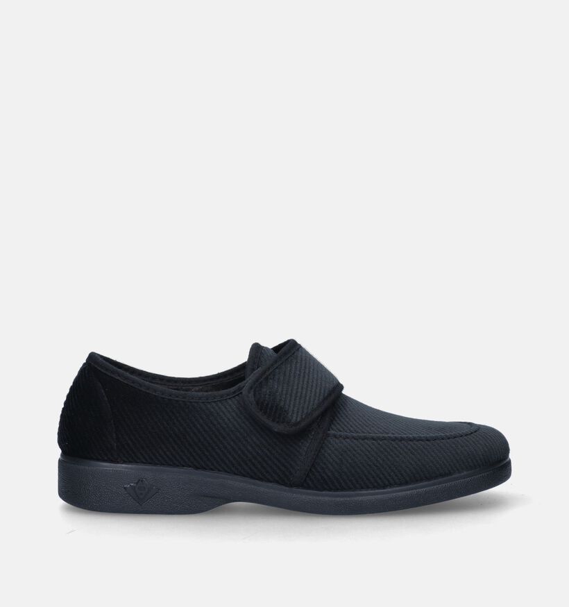 Torfs Home Pantoufles fermées en Noir pour hommes (349141)