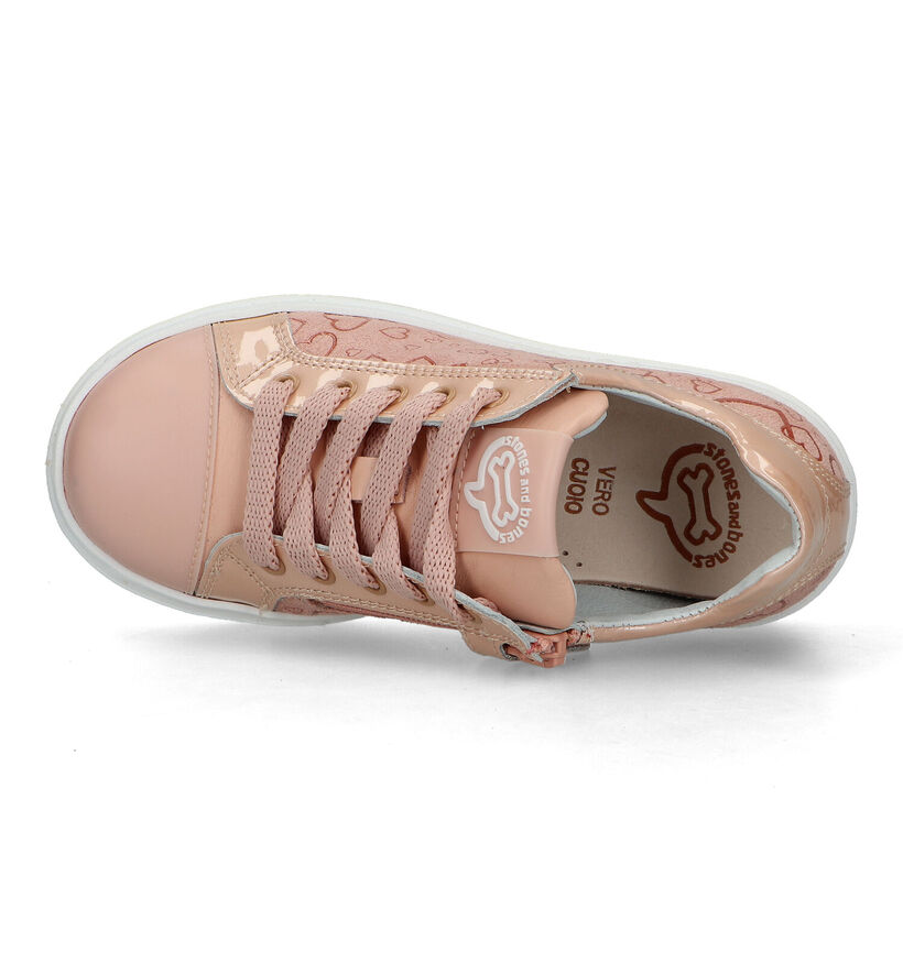 STONES and BONES Dafet Roze Sneakers voor meisjes (325888) - geschikt voor steunzolen