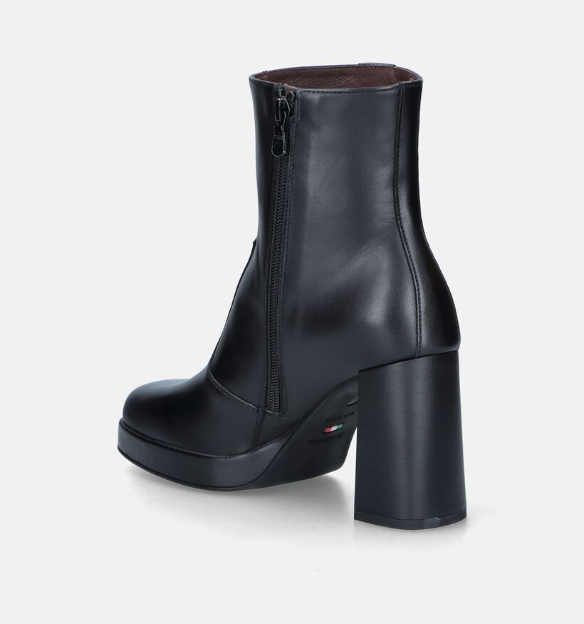 NeroGiardini Bottines avec talon carré en Noir pour femmes (345559)
