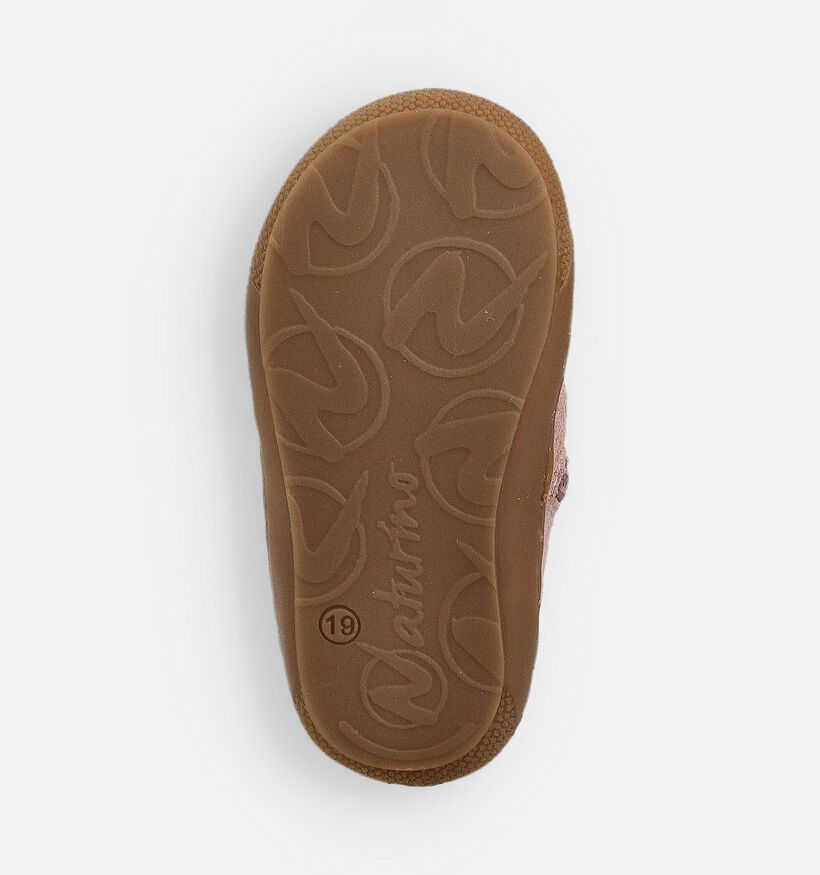 Naturino Sally Daisies Boots pour bébé en Rose pour filles (364287) - pour semelles orthopédiques