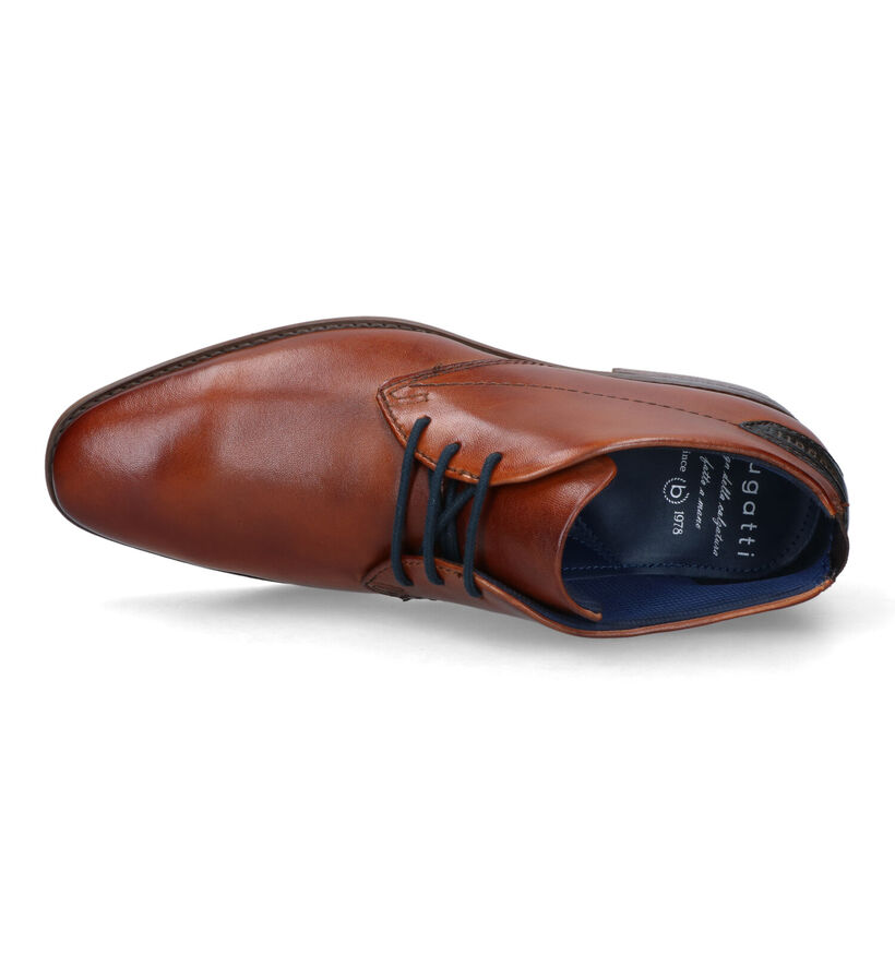 Bugatti Menello Cognac Geklede Veterschoenen voor heren (319251)