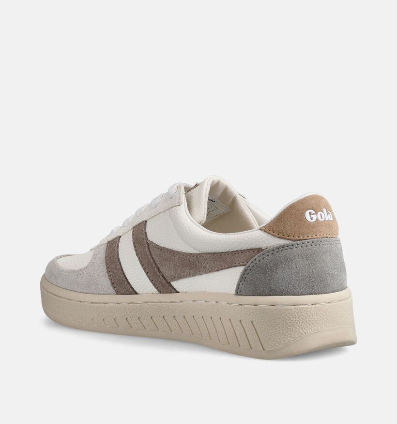 Gola Grandslam Trident Witte Sneakers voor dames (368471) - geschikt voor steunzolen