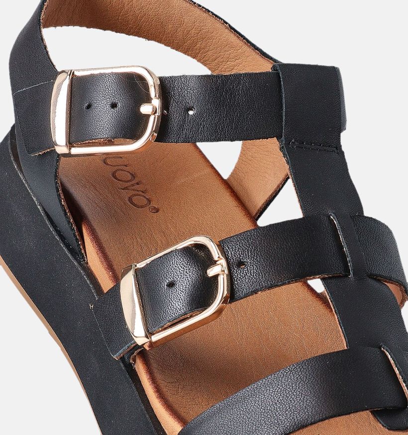 Inuovo Zwarte Sandalen voor dames (356455)
