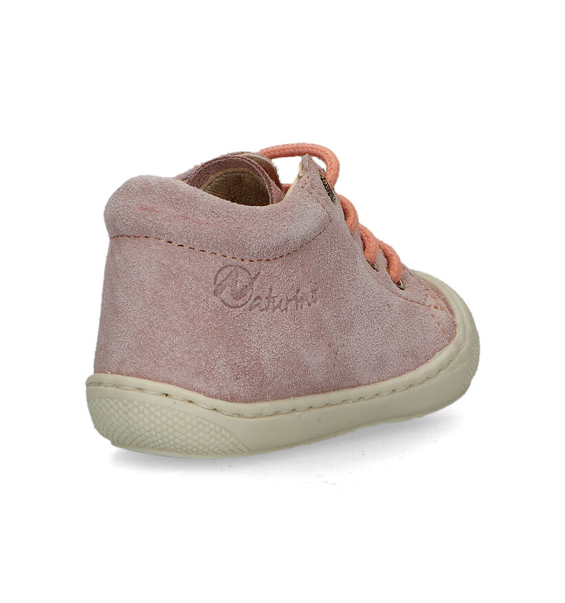 Naturino Cocoon Suede Chaussures pour bébé en Orange pour filles (339387)