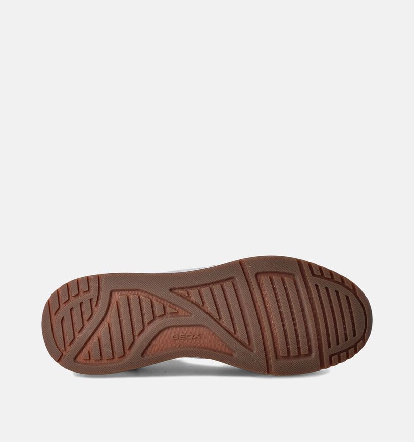 Geox Branthon Grijze Veterschoenen voor heren (353849) - geschikt voor steunzolen