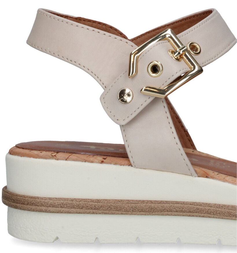 Tamaris Sandales compensées en Beige clair pour femmes (334986)