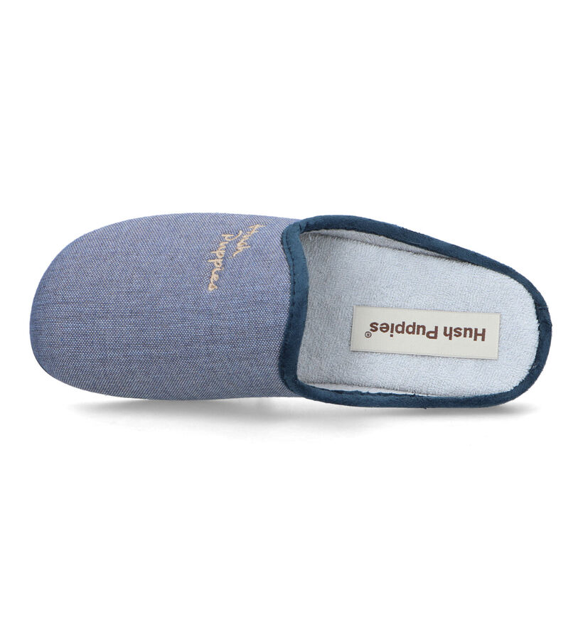 Hush Puppies Daron Pantoufles en Bleu pour femmes (357596)