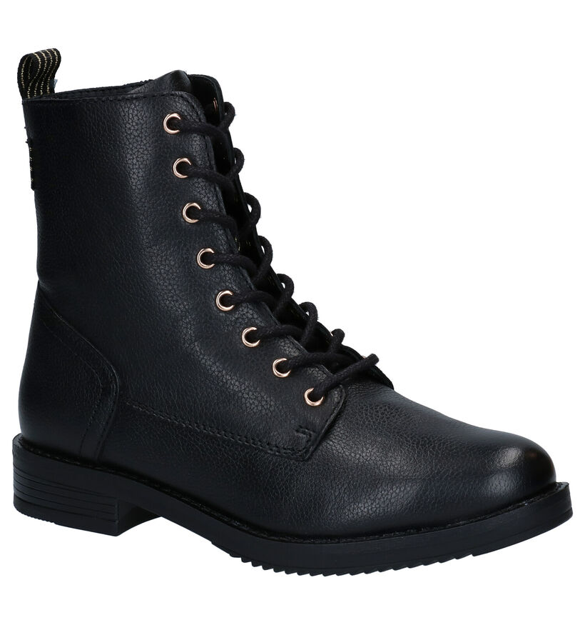 Poelman Conan Zwarte Boots in leer (291392)