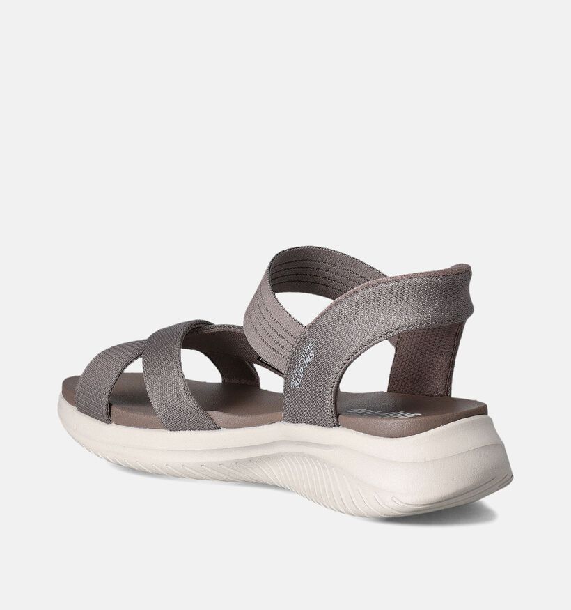 Skechers Ultra Flex 3.0 Never Better Taupe Sandalen voor dames (354723)