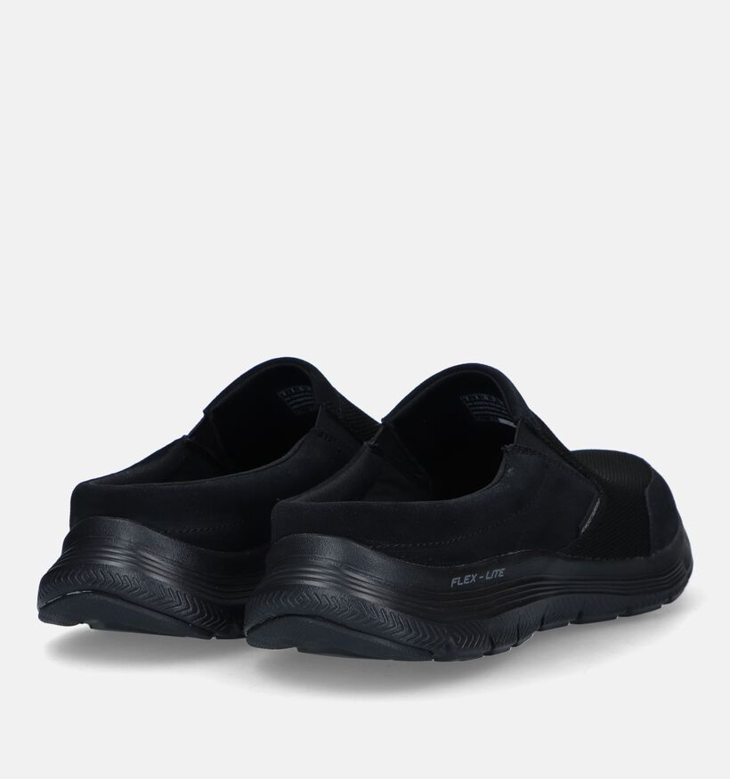 Skechers Flex Advantage 4.0 Zwarte Instappers voor heren (328064) - geschikt voor steunzolen