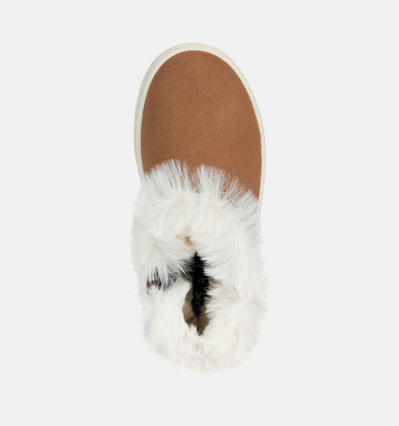 Geox Theleven Boots en Naturel pour filles (344531) - pour semelles orthopédiques