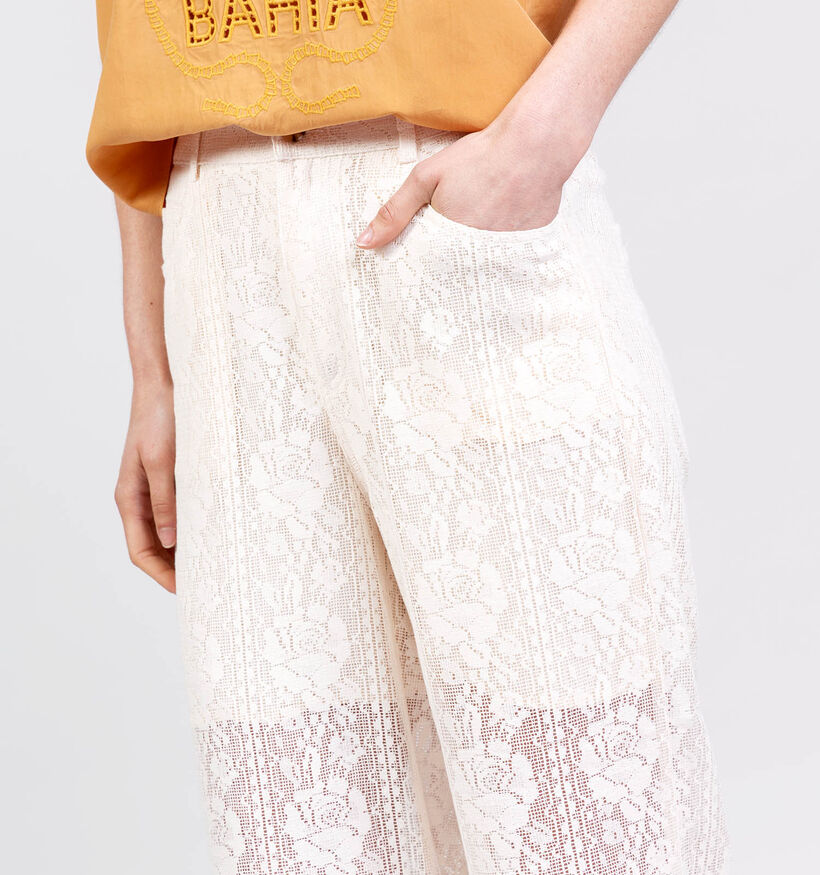 Rue Mazarine Ellison Pantalon en Ecru pour femmes (375874)