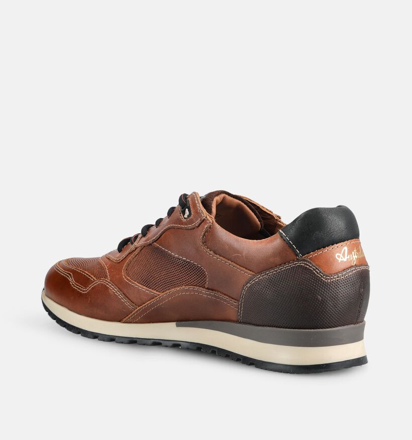 Australian Fabian Chaussures plates en Cognac pour hommes (377108) - pour semelles orthop&eacute;diques