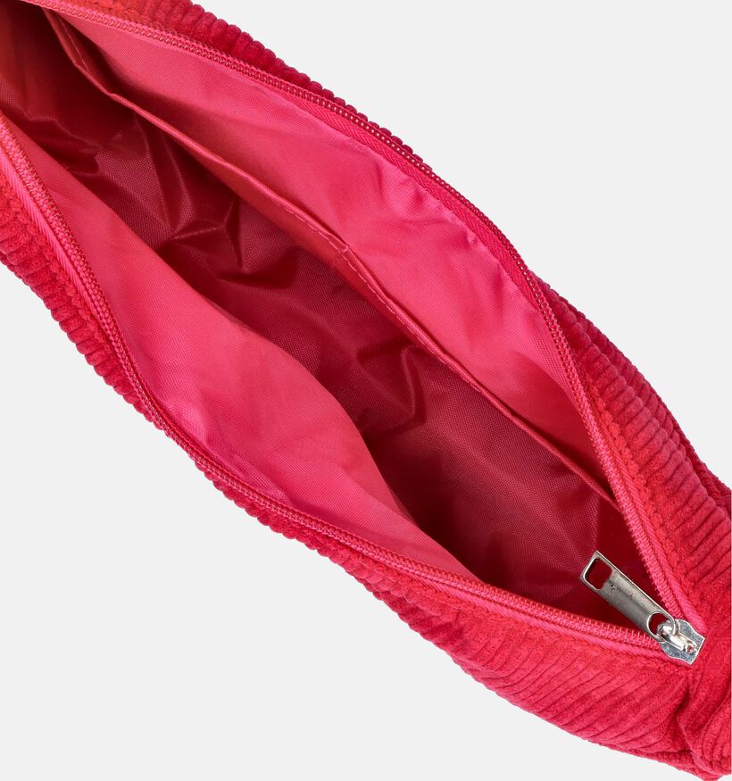 Dolce C. Corduroy Sac porté croisé en Rouge pour femmes (357472)