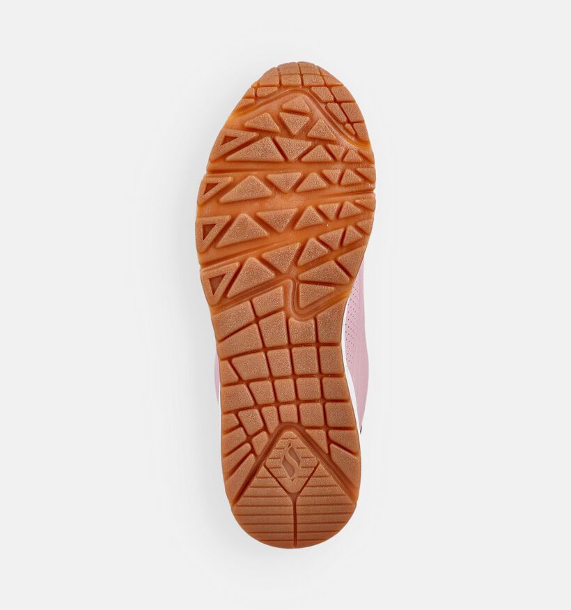 Skechers Uno Roze Lage Sneakers voor meisjes (367812)