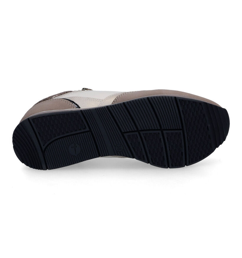 Tamaris Baskets casual en Taupe pour femmes (313131) - pour semelles orthopédiques