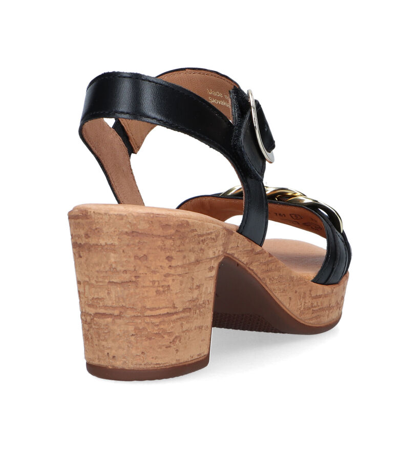 Gabor Best Fitting Sandales en Noir pour femmes (323226)