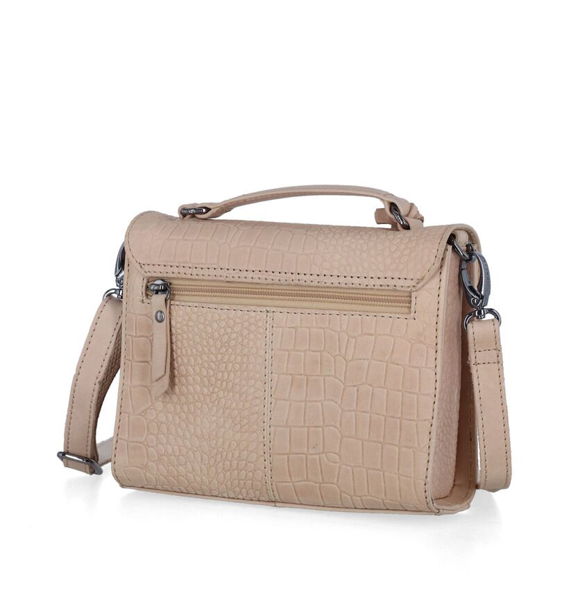 Burkely Casual Carly Beige Handtas in leer (321591)