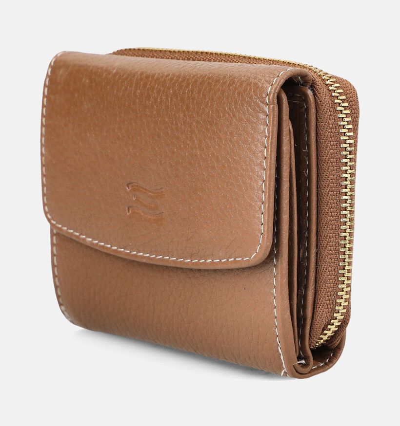 Crinkles Bruine Portemonnee voor dames (381738)