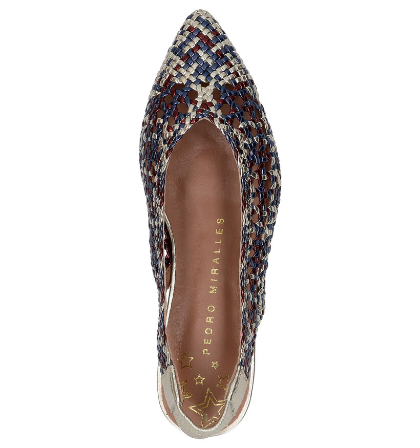 Pedro Miralles Escarpins slingback en Or en cuir (273088)