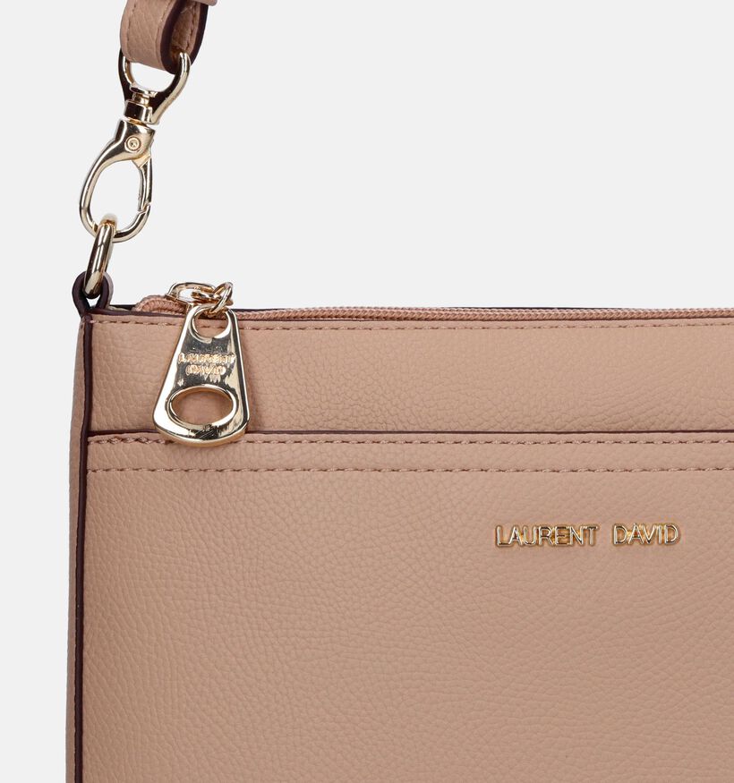 Laurent David Nos 006 Sac porté croisé en Beige pour femmes (337082)