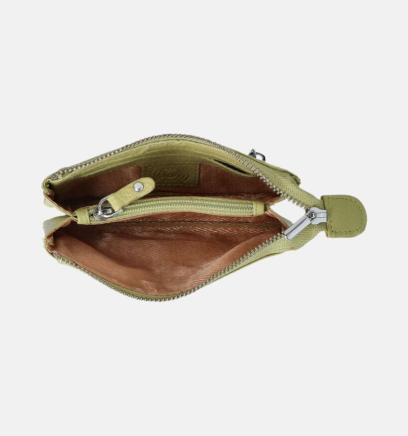 Crinkles Portefeuille en Vert pour femmes (358132)
