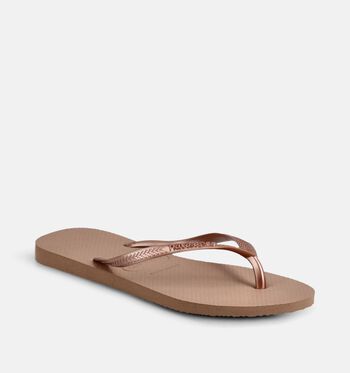 Havaianas Slippers Geel/Bruin/Rose gold/Groen