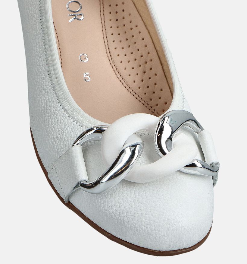 Gabor Witte Ballerina's voor dames (368345)