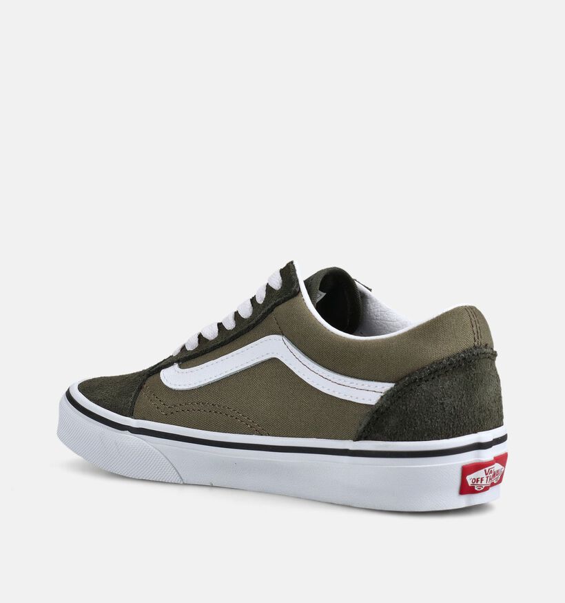 Vans Old Skool Groene Sneakers voor jongens, meisjes (368996)
